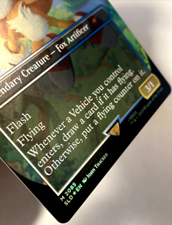 MTG Miles "Tails" Prower (Rainbow Foil) Secret Lair x Sonic 2085 NM - Image 2