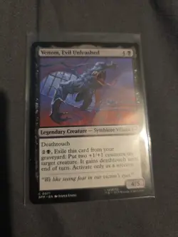 Venom, Evil Unleashed - Marvel's Spider-Man: Eternal-Legal MTG SDCC 2025 - Image 1