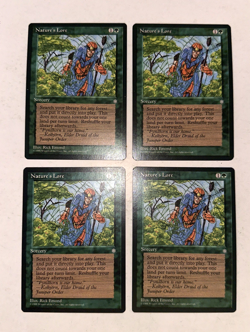 MTG X4 *Nature's Lore X4 NM Ice Age Playset Regular SellbyCyn - Image 1