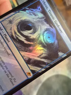 FOIL M 0260 Uthros, Titanic Godcore Land Planet Edge of Eternities EOE MTG Card - Image 2