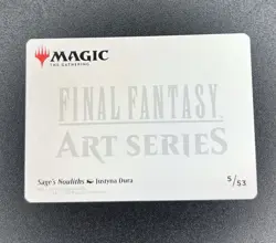 Sage's Nouliths (Art Series Card) 5 /53 MTG Final Fantasy - Image 2