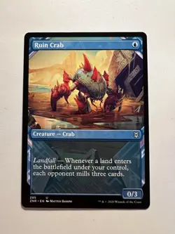 Ruin Crab - SHOWCASE - MTG Zendikar Rising - NM - Image 1