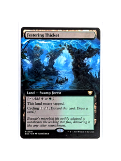 Festering Thicket R 0041 Extended Art Regular MTG Edge Of Eternities EOC EN NM/M - Image 1