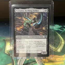 Scorpion, Seething Striker - Marvel's Spider-Man: Eternal-Legal MTG SDCC 2025 - Image 1