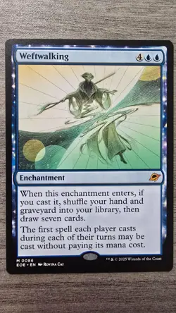 Weftwalking (Mythic Rare) #86 Edge of Eternities MTG NM - Image 1