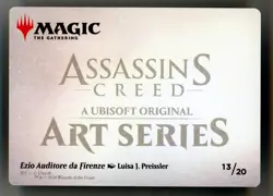 Ezio Auditore da Firenze Art Card (Gold-Stamped Signature) - Art Series #13 - Image 2