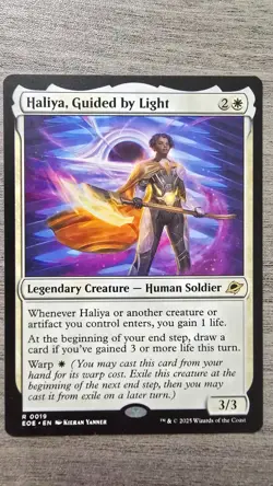 Haliya, Guided by Light (Rare) #19 Edge of Eternities MTG NM - Image 1