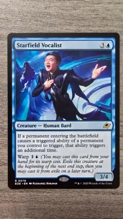 Starfield Vocalist (Rare) #78 Edge of Eternities MTG NM - Image 1