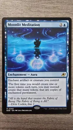 Moonlit Meditation (Rare) #69 Edge of Eternities MTG NM - Image 1