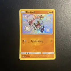 Rockruff SV23/SV94 Hidden Fates Shiny Vault Pokemon Card Holo Rare Near Mint NM - Image 1