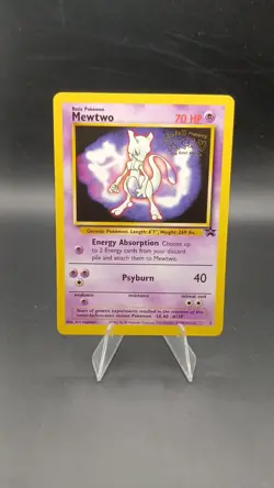 Mewtwo Kids WB Presents Pokemon The First Movie Rare 1995 pokemon card No. 3 - Image 1