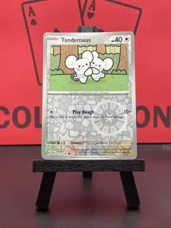 Tandemaus 157/191 Sv08: Surging Sparks Reverse Holo Common Pokemon TCG 2024 VLP - Image 2