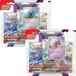 Pokemon TCG Paldea Evolved 3 Pack Blister [Set of 2 English Sealed] - Image 1