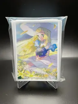 Lillie & Cosmog 64 Sleeves Japanese Pokemon Center Exclusive Sealed - Image 1