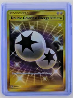 Pokemon: Guardians Rising Secret Rare Full Art: Double Colorless Energy 166/145 - Image 1