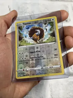 Pokemon TCG Crown Zenith Tauros 106/159 Reverse Holo NM Near Mint Nintendo 2023 - Image 2
