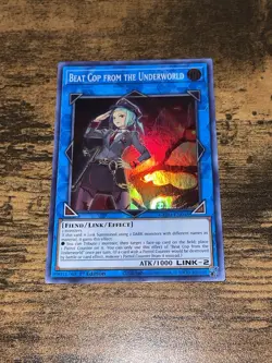 Beat Cop from the Underworld - GEIM-EN048 - NM/VLP - Super Rare - 1st ed -Yugioh - Image 1