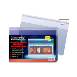 Ultra Pro Card Sleeves Special One-Touch Horizontal Booklet Resealable Ba New - Image 1