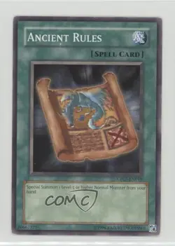 Ancient Rules YuGiOh Champion Pack: Game Seven Tournament Pack #CP07-EN019 u3f - Image 1