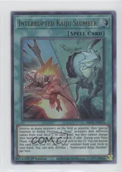 Interrupted Kaiju Slumber 1st Ed. YuGiOh Brothers of Legend #BROL-EN075 6wp - Image 1