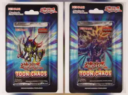 Yu-Gi-Oh Toon Chaos 1st Edition Blister Packs Lot of 2 Konami Yugioh TCG NEW NIB - Image 1