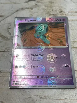 Elgyem 040/086 Pokeball Pattern Black Bolt TCG Card Pack Fresh NM - Image 1