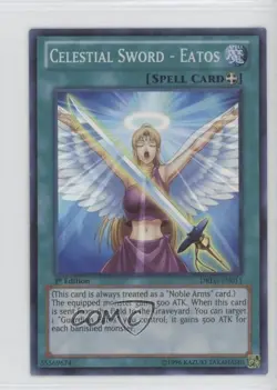 Celestial Sword - Eatos 1st Ed. YuGiOh Dragons of Legend #DRLG-EN011 u3f - Image 1