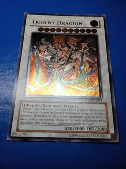 MP Unl Ed Trident Dragion RGBT-EN043 Ultimate rare Yugioh! (Tracked) - Image 4