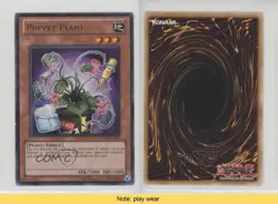 Puppet Plant YuGiOh Turbo Pack: Booster 5 #TU05-EN006 READ u3f - Image 3