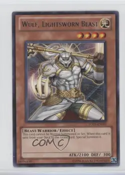 Wulf Lightsworn Beast YuGiOh Turbo Pack: Booster 5 #TU05-EN007 u3f - Image 1