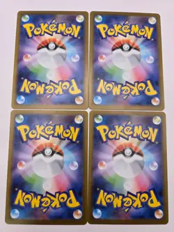 set of 4 Pokemon Card Japanese Spidops Venusaur - Image 2