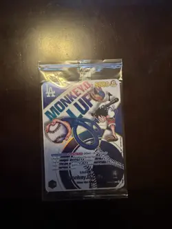 UNOPENED Dodgers x One Piece Monkey D. Luffy Limited Edition Trading Card - Image 2