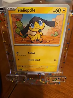 2024 Pokemon TCG Helioptile 070 Twilight Masquerade Reverse Holo Card - Image 1