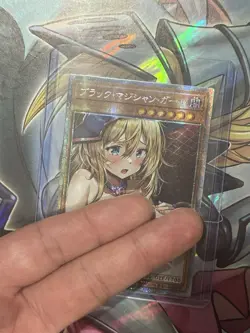 Yugioh Dark Magician Girl Anime Lewd Waifu Custom DIY Art Yugioh card Sexy - Image 1