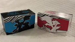 Pokemon WHITE FLARE + BLACK BOLT Card Boxes - Scarlet & Violet TCG - EMPTY - Image 1