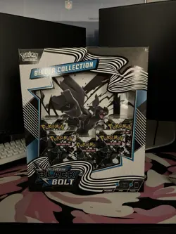 Pokemon Trading Card Game Scarlet & Violet Black Bolt Binder Collection SEALED - Image 1