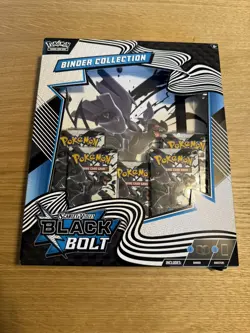 Pokemon Trading Card Game Scarlet & Violet Black Bolt Binder Collection SEALED - Image 1