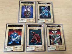 Yu-Gi-Oh! 1998 Japanese Bandai Yugioh cards 5 set card # 23 25 27 34 69 - Image 1