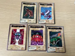 Yu-Gi-Oh! 1998 Japanese Bandai Yugioh cards 5 set card # 52 54 56 57 69 - Image 1