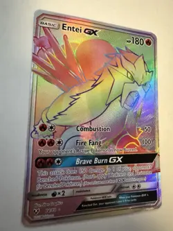 Entei GX 74/73 Shining Legends 2017 Secret Holo Rare Pokemon Card TCG - Image 2