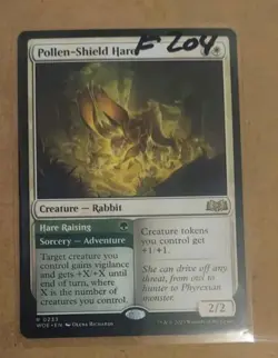 Pollen-Shield Hare #233 (NM) Wilds of Eldraine WOE Magic MTG - Image 1
