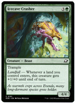 Icecave Crasher - 0191 - Edge of Eternities - MTG - NM Ships Now - Image 1