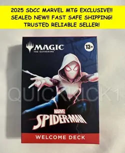 MAGIC: THE GATHERING MARVEL SPIDER-MAN GWEN RED WELCOME DECK 2025 SDCC EXCLUSIVE - Image 1