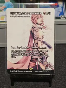 Lightning, Lone Commando - MTG: FINAL FANTASY Borderless - Image 1