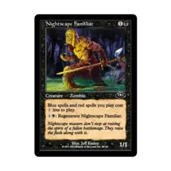 WOTC MtG Planeshift Nightscape Familiar (C) (Foil) EX - Image 1