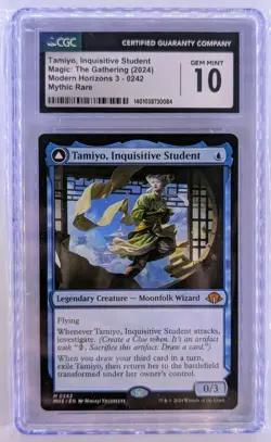 Tamiyo Inquisitive Student Seasoned Scholar Modern Horizons MTG CGC GEM MINT 10 - Image 1