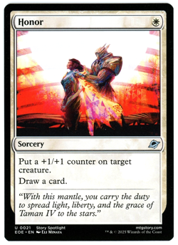 Honor - 0021 - Edge of Eternities - MTG - NM Ships Now - Image 1
