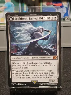 Final Fantasy MTG Sephiroth, Fabled SOLDIER/One-Winged Angel - Image 1