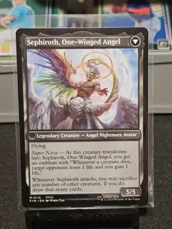 Final Fantasy MTG Sephiroth, Fabled SOLDIER/One-Winged Angel - Image 2