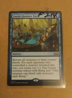 Faerie Slumber Party #311 (NM) Wilds of Eldraine WOE Magic MTG - Image 1